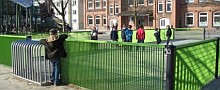 Schulhofoeffnung fuer Spielen 220x90
